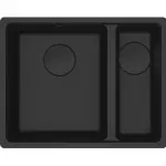 Кухонная мойка Franke Maris MRG 160, под столешницу, 2 чаши, 56x44, гранит черный матовй (125.0699.229) - Фото 1