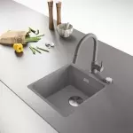 Кухонная мойка Franke Maris MRG 110-37, под столешницу, 40.3x43.3, гранит белый (125.0701.775) - Фото 2