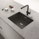 Кухонна мийка Franke Maris MRG 110-52, під стільницю, 55.3x43.3, граніт онікс (125.0701.776) - Фото 2