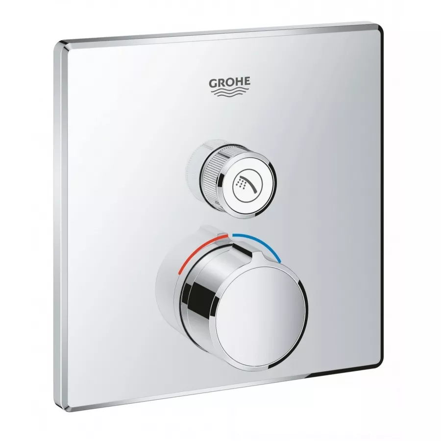 Внешняя часть смесителя GROHE Grohtherm SmartControl на 1 выход (29147000) - Фото 1