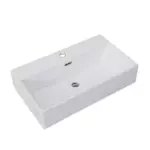 Умивальник накладний Waterway Edge 60х42 см, білий глянсовий (13207-600) - Фото 1