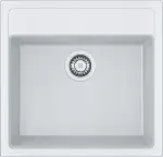 Кухонная мойка Franke Sirius SID 610-50, накладная, 56x53, тектонайт белый (143.0691.510) - Фото 1