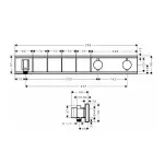 Термостат для душа Hansgrohe RainSelect с 4 функциями (15357000) - Фото 2