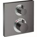 Термостат скрытого монтажа Hansgrohe Ecostat Square 2 режима, шлифованный черный хром (15714340) - Фото 1