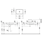 Умивальник на стільницю Duravit Happy D.2 60х40 см, білий (2314600000) - Фото 3