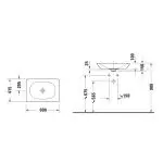 Умивальник на стільницю Duravit Viu 60х41.5 см, білий (2358600000) - Фото 2