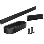 Комплект аксессуаров Hansgrohe WallStoris 4в1, Matt Black (27967670) - Фото 1