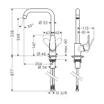 Змішувач для кухні Hansgrohe Focus M41 260 1jet (31820670) - Фото 3