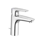Смеситель для умывальника Kludi Pure&Solid с донным клапаном, хром (342900575) - Фото 1