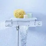Cмеситель с термостатом для ванны Grohtherm Cube (34497000) - Фото 2