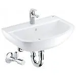Раковина со смесителем Grohe Bau Ceramic 60 см (39644000) - Фото 1