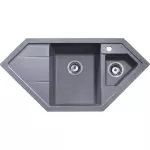 Кухонная мойка Teka Astral 80 E-TG врезная, гранитная, серый металлик (40143533) - Фото 1