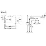 Раковина Villeroy&Boch Architectura (41935501) - Фото 4