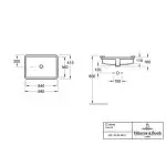 Раковина под столешницу Villeroy&Boch O.novo (4A295501) - Фото 3