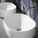 Раковина на стільницю Geberit VariForm овальної форми 55x40 см (500.771.01.2) - Фото 2