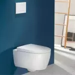 Комплект подвесного унитаза воронкообразного Geberit iCon, закрытая форма, TurboFlush, с сиденьем, белый матовый (503.046.JT.1) - Фото 2