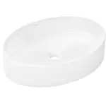 Умивальник овальний Hansgrohe Xuniva D без переливу, 550x400 мм, білий (60165450) - Фото 1