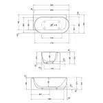 Ванна акрилова Duravit Luv 185х95 (700431000000000) - Фото 4