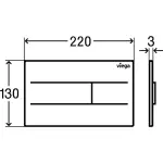 Клавіша змиву Viega Visign for More 201, нержавіюча сталь, антрацит (773519) - Фото 3