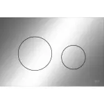 Панель змиву TECE TECEloop 2.0 для унітазу, надтонка, пластикова, колір хром глянсовий ТМ TECE (9240921) - Фото 1