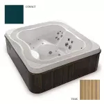 Басейн SPA Jacuzzi Profile 235/239 x 211/215x 93 H, аромотерапія, ClearRay, Cobalt/TEAK (944486397) - Фото 2