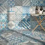 Керамогранит глазурованный Atlas Concorde Venti Boost Blue Mix 20x20 Matt (A3OQ) - Фото 2