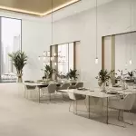 Керамогранітна плита для стільниць Atlas Concorde Plan, Calacatta Meraviglia Silk St 162х324 12mm (AJHB) - Фото 2