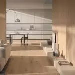 Керамогранит крупноформатный Atlas Concord, Log, Icon Oak 120x278 Matte 6 мм Wood effect (AX26) - Фото 2