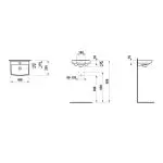 Умивальник підвісний Laufen Pro N (H8109500001041) - Фото 3