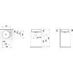 УЦІНКА: Умивальник на стільницю Laufen VAL 50, білий (H8122810001111) - Фото 3