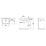 Умивальник накладний Laufen Living City 600х460, білий (H8174340001041) - Фото 3