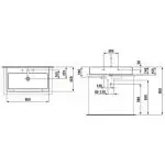 Раковина накладная Laufen Living 80x46 (H8174360001041) - Фото 3