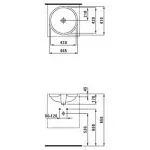 Раковина під стільницю Laufen Pro 420, білий (H8189610001091) - Фото 3