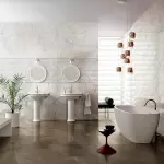 Настінна плитка Marazzi Allmarble Golden White Satin 40х120 Rett. 6mm (M6JS) - Фото 2