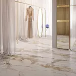 Керамогранітна плита для стільниць Marazzi, Grande Marble Look Calacatta Vena Vecchia Lux Faccia A W/Mesh 162х324 12 мм (M937) - Фото 2