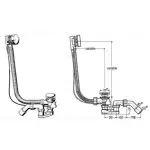 Ванна акрилова Pool Spa Windsor 190x85 біла, з ніжками та сифоном Viega Simplex (PWPNN10ZN000000/595678) - Фото 4