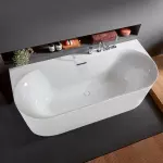 Ванна акрилова Villeroy&Boch Loop&Friends Oval, пристінна, 180х80, White Alpin (UBA180LOF9CS00V-01) - Фото 1