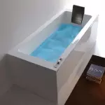 Ванна акрилова гідромасажна Treesse Dream 181 AWC 100х180, GHOST SYSTEM 18 форсунок, хромотерапія, біла (V831F STATA SIF) - Фото 1