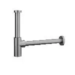 Сифон для умывальника Paffoni Steel, сталь (ZACC395AC) - Фото 1