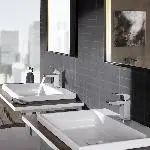Смеситель для раковины Grohe Eurocube с донным клапаном (23445000) - Фото 2