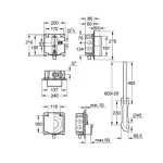 Інсталяція прихованого монтажу Grohe 37153000 - Фото 2