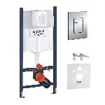 Інсталяція для унітазу+Клавіша змиву Grohe Rapid SL+Grohe Skate Cosmopolitan (3884000G+38732000) - Фото 1