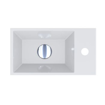 Умивальник накладний Miraggio Copper 400, білий глянсовий&#8230; - Фото №2