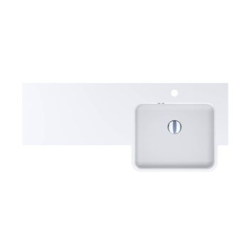 Умивальник накладний Miraggio Fontana R, бiлий (0000520) - Фото №2