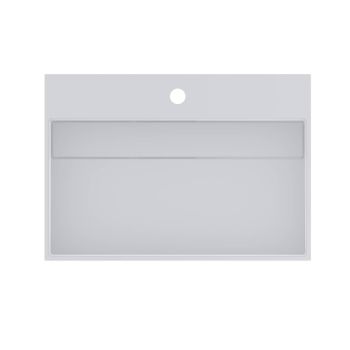 Умивальник підвісний Miraggio Island 600, 42х60, білий&#8230; - Фото №2