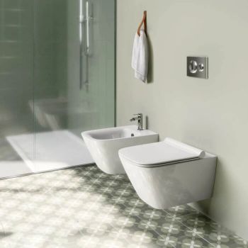 Унитаз подвесной с крышкой Catalano Green 50x37 безободковый,… - Фото №2