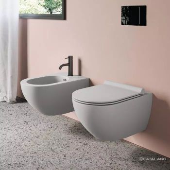 Унитаз подвесной с крышкой Catalano Sfera 55х35, Bianco… - Фото №2