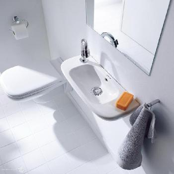 Раковина Duravit D-Code 220х500 см, отвір для змішувача зліва (07065000092)