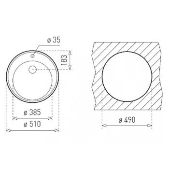 Кухонна мийка Teka Centroval 45 нерж. сталь (10111020) - Фото №2