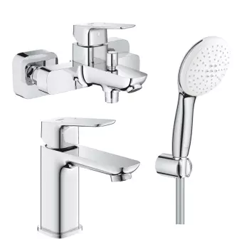 Набір змішувачів для ванни Grohe Cubeo одноважільних… - Фото №1